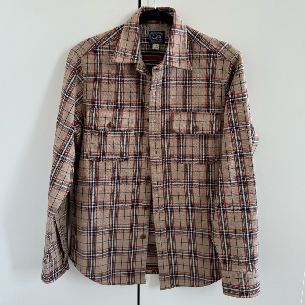 J crew plaid shacket S
